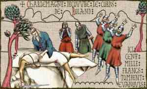 13charles5 Roland mort. Route Charlemagne