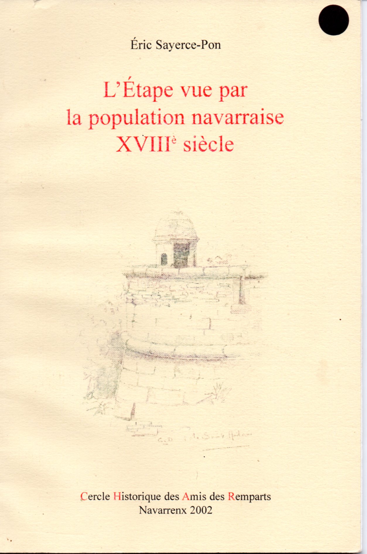 L'étape vue par la population navarraise au 18ème siècle
