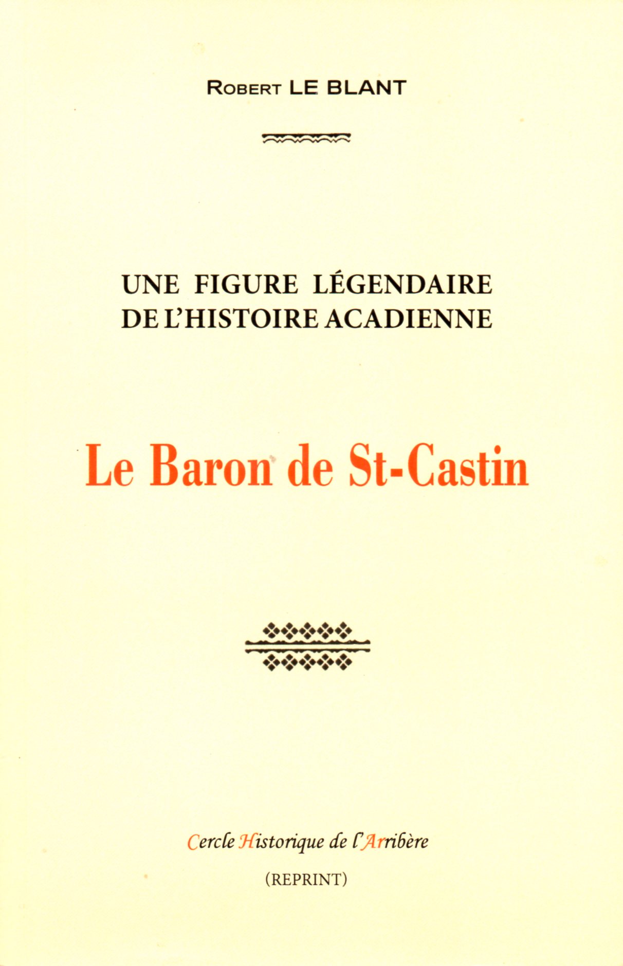Le Baron de St. Castin
