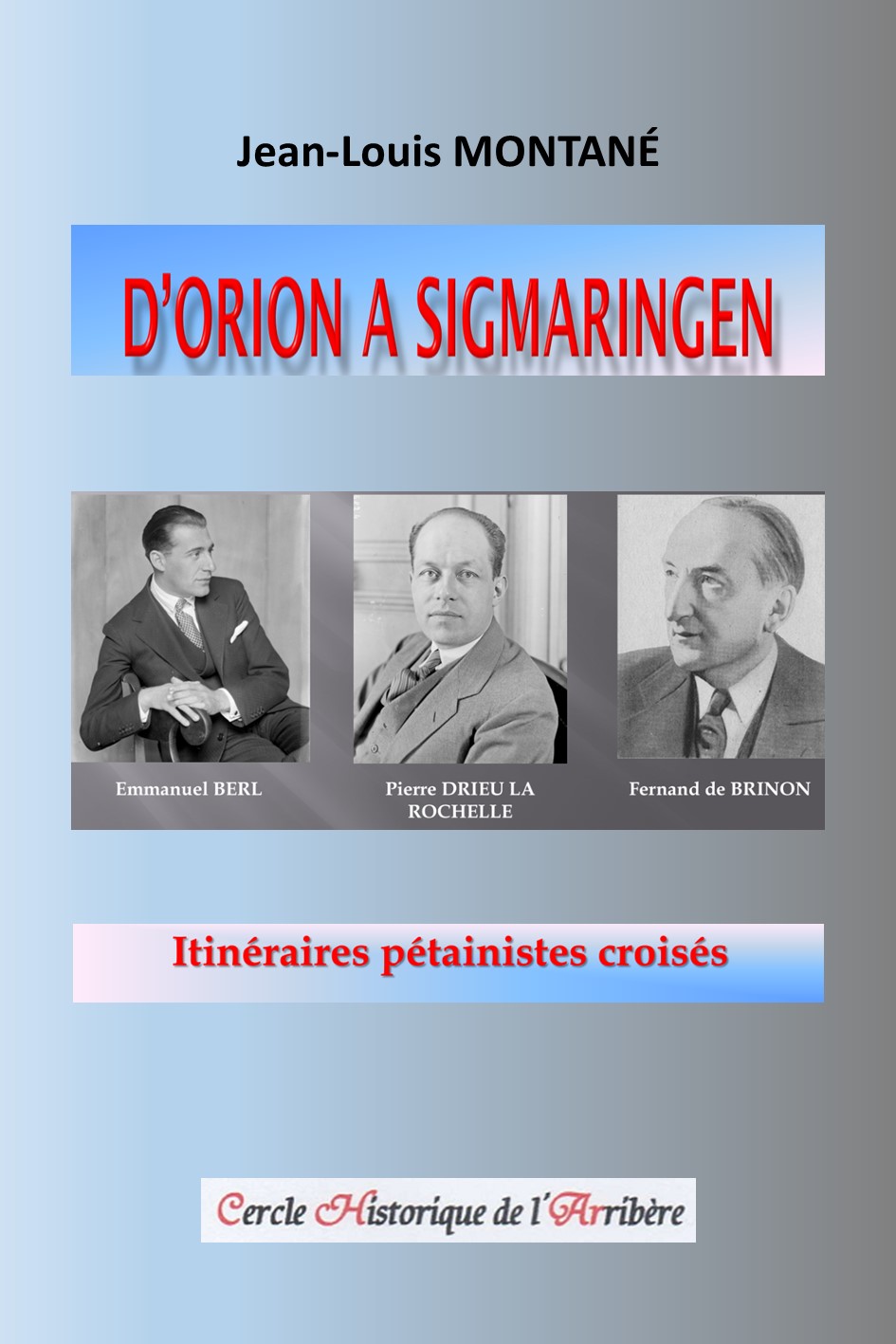 Couverture du livre "D'ORION A SIGMARINGEN"